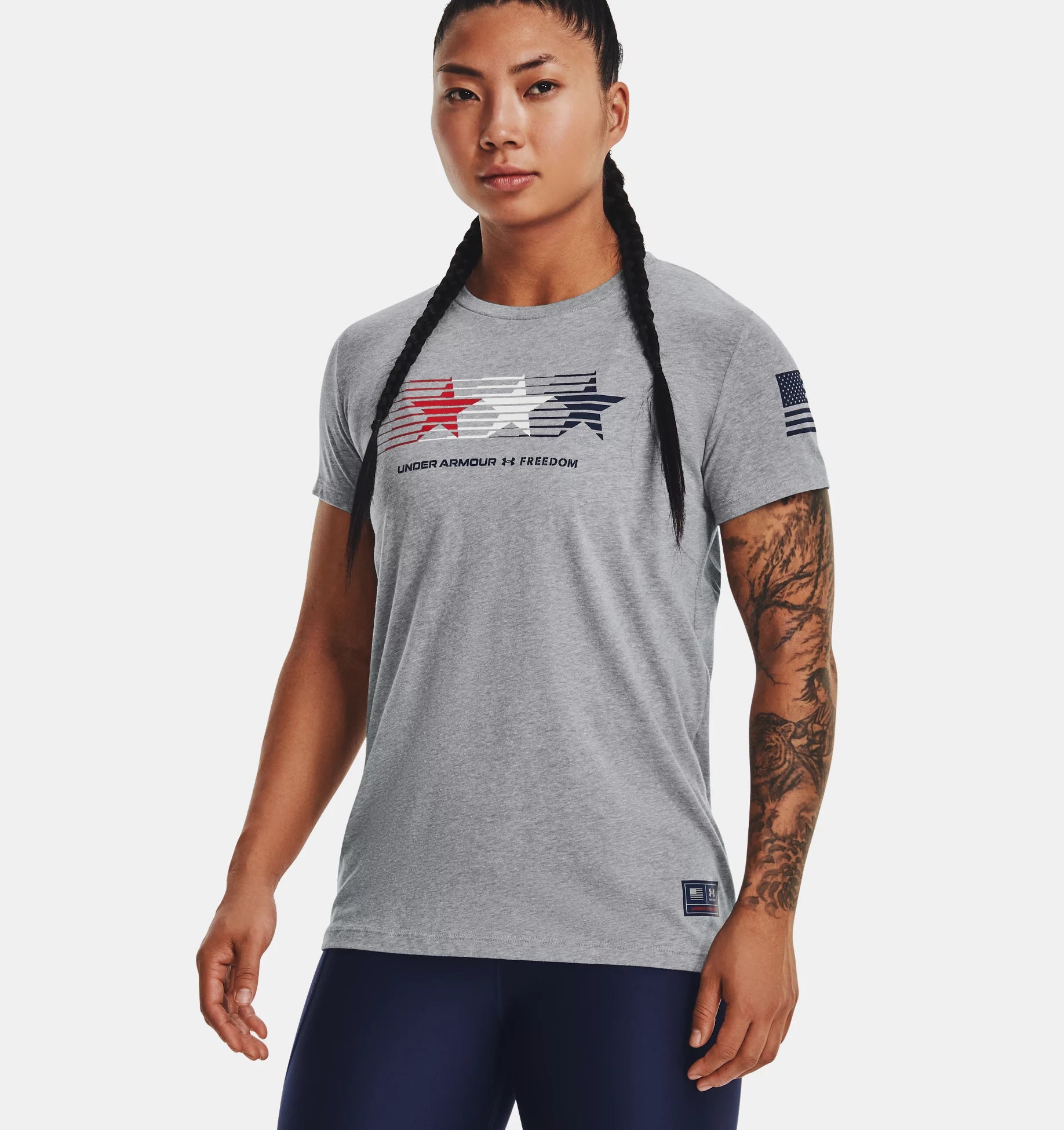Under Armour Women's UA Freedom Star T-Shirt 1377093 - Newest Arrivals